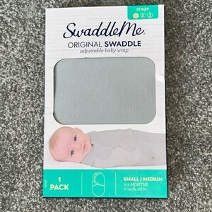 SwaddleMe Stages of Sleep Guide in Blue and White